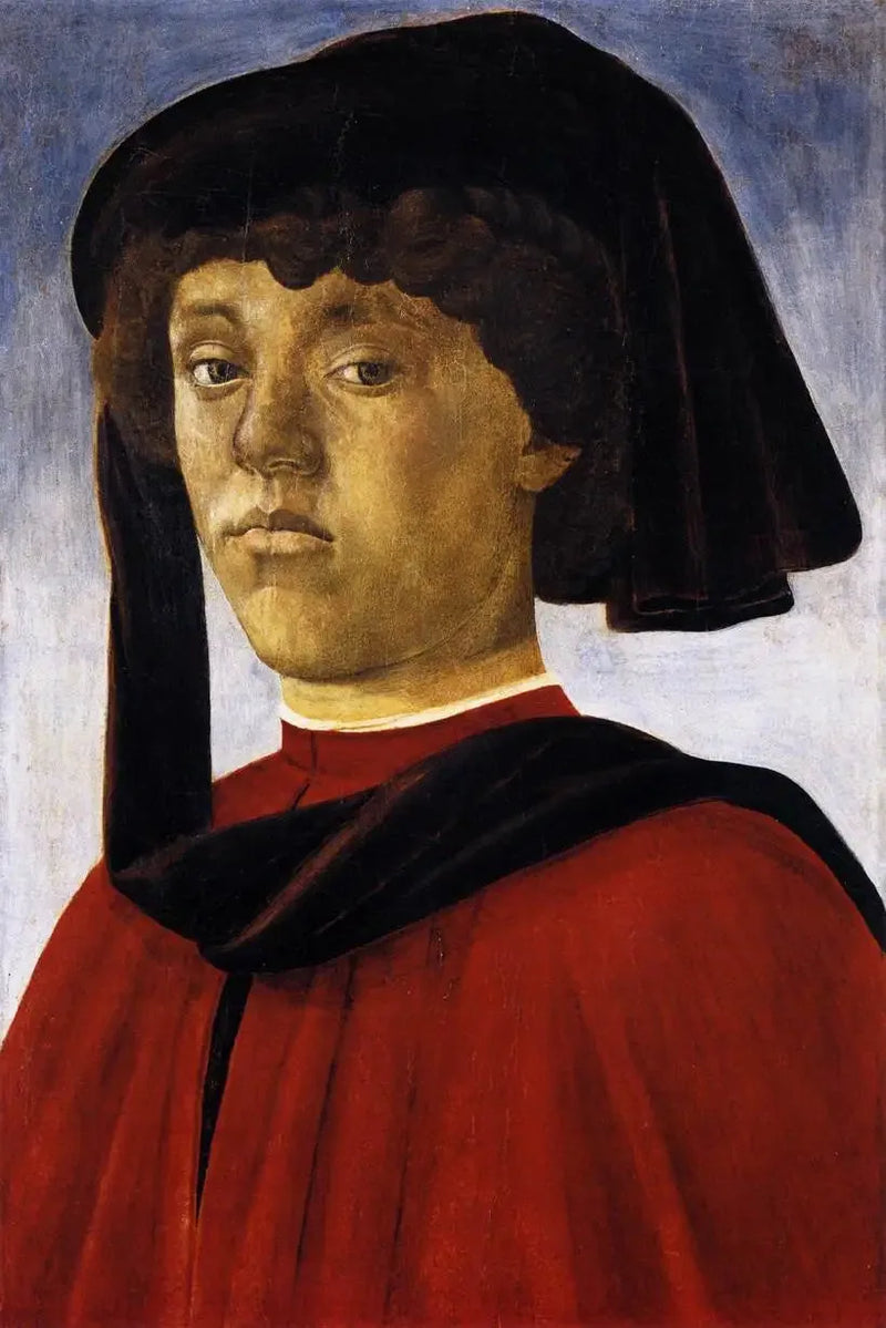 Retrato de um jovem homem - Sandro Botticelli
