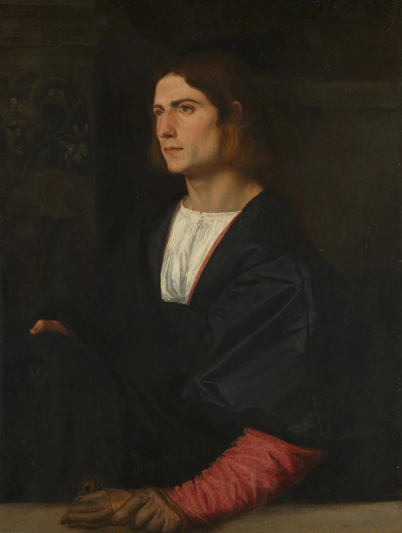 Retrato de um jovem homem - Titian