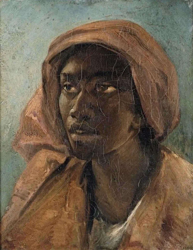 Retrato de jovem mestiço - Théodore Géricault