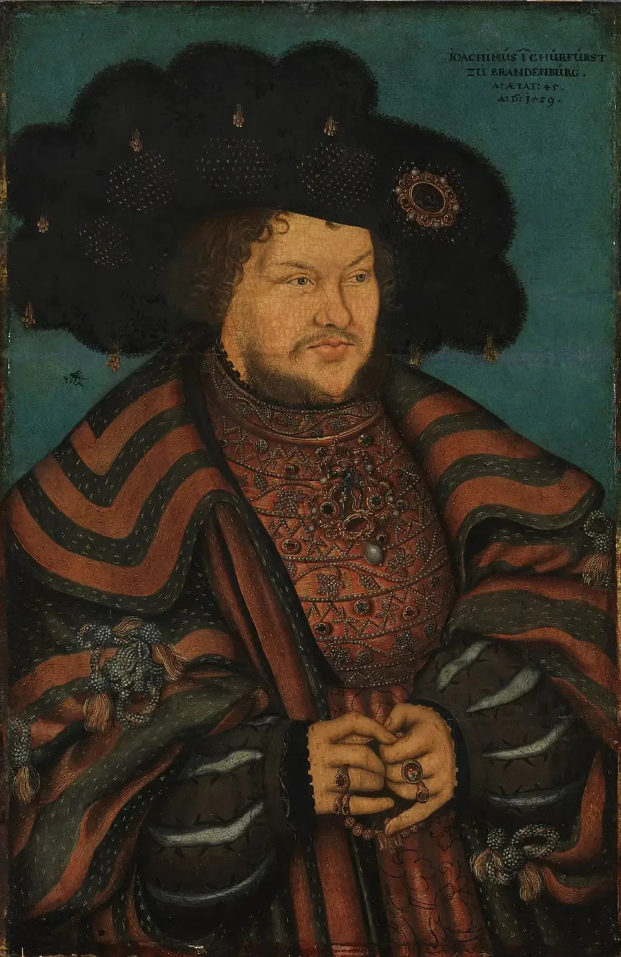 Retrato de Joachim I. Nestor, eleitor da Brandemburgo - Lucas Cranach, o Velho