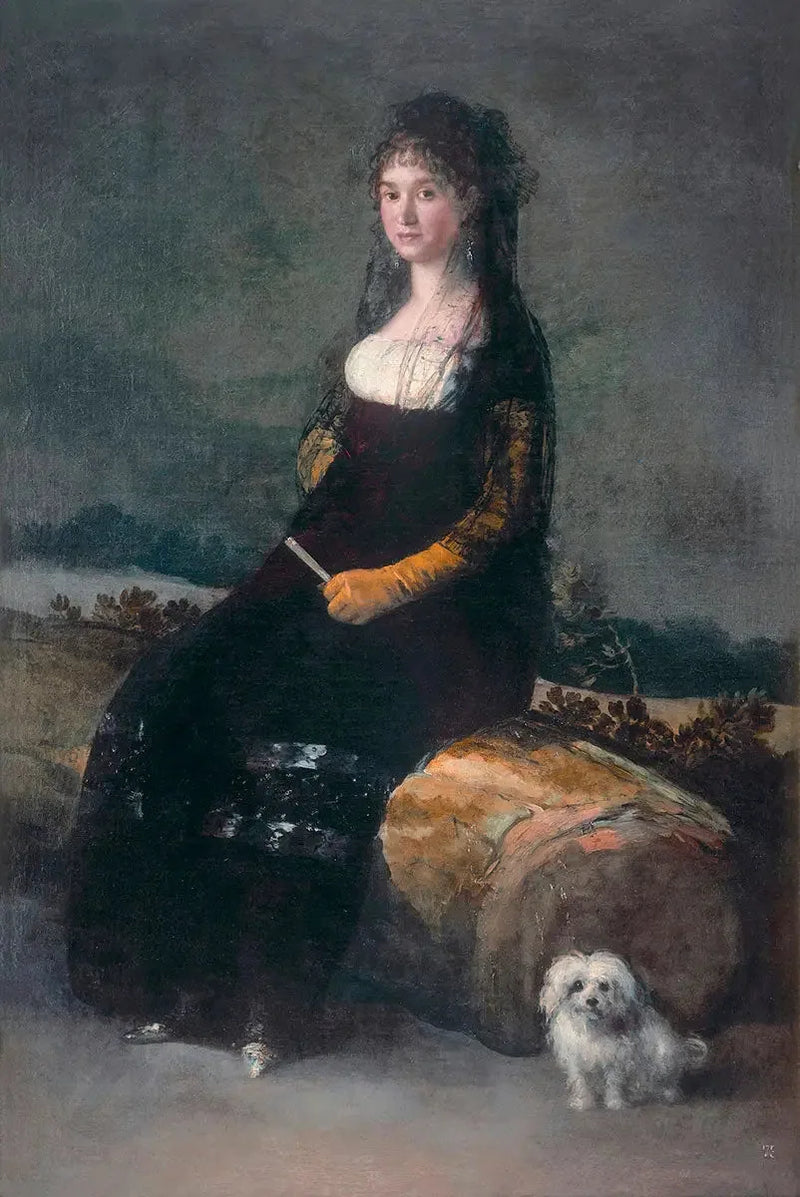Retrato de Joaquina Candado Ricarte - Francisco de Goya