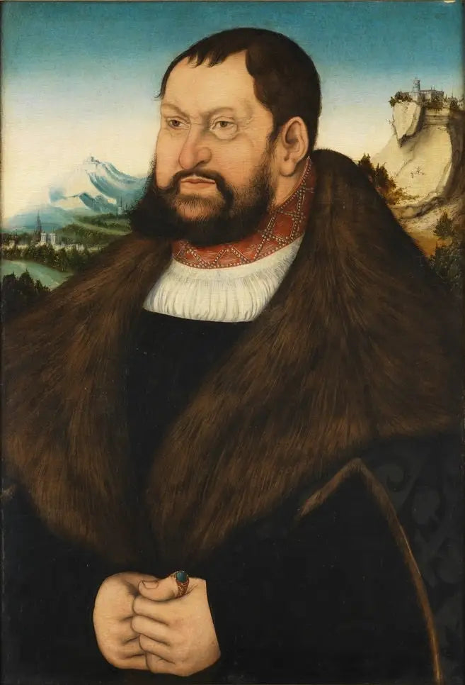 Retrato de Johann der Beständige - Lucas Cranach o Velho