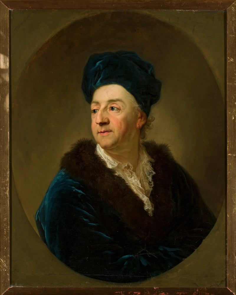 Retrato de Johann Nepomuk von Schaffgotsch de roupão. - Anton Graff