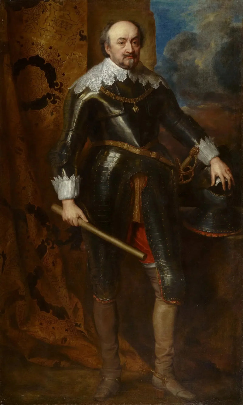 Retrato de Johann VIII, Conde de Nassau-Siegen - Antoine van Dyck
