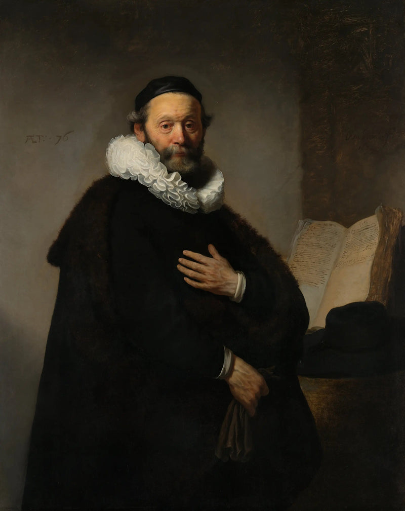 Retrato de Johannes Wtenbogaert - Rembrandt