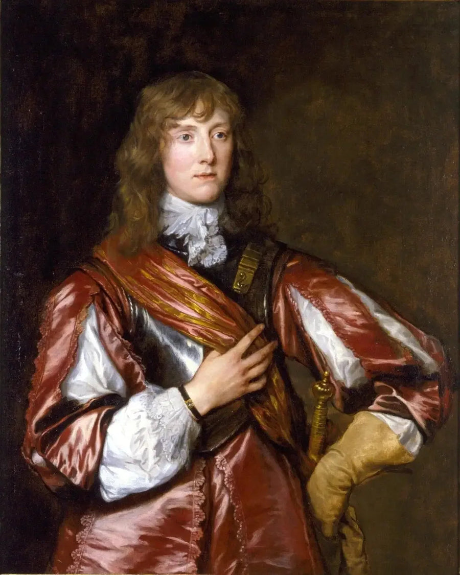 Retrato de John Belasyse, mais tarde 1º Lord Belasyse de Worlaby (1614-1689) - Antoine van Dyck