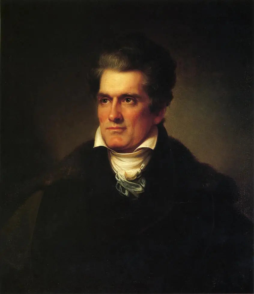 Portrait de John C. Calhoun (1782-1850) - Rembrandt Peale - Alpha Reproduction