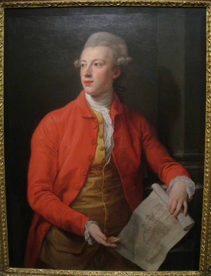 Retrato de John Corbet do castelo de Sundorne, Shrewsbury - Pompeo Batoni