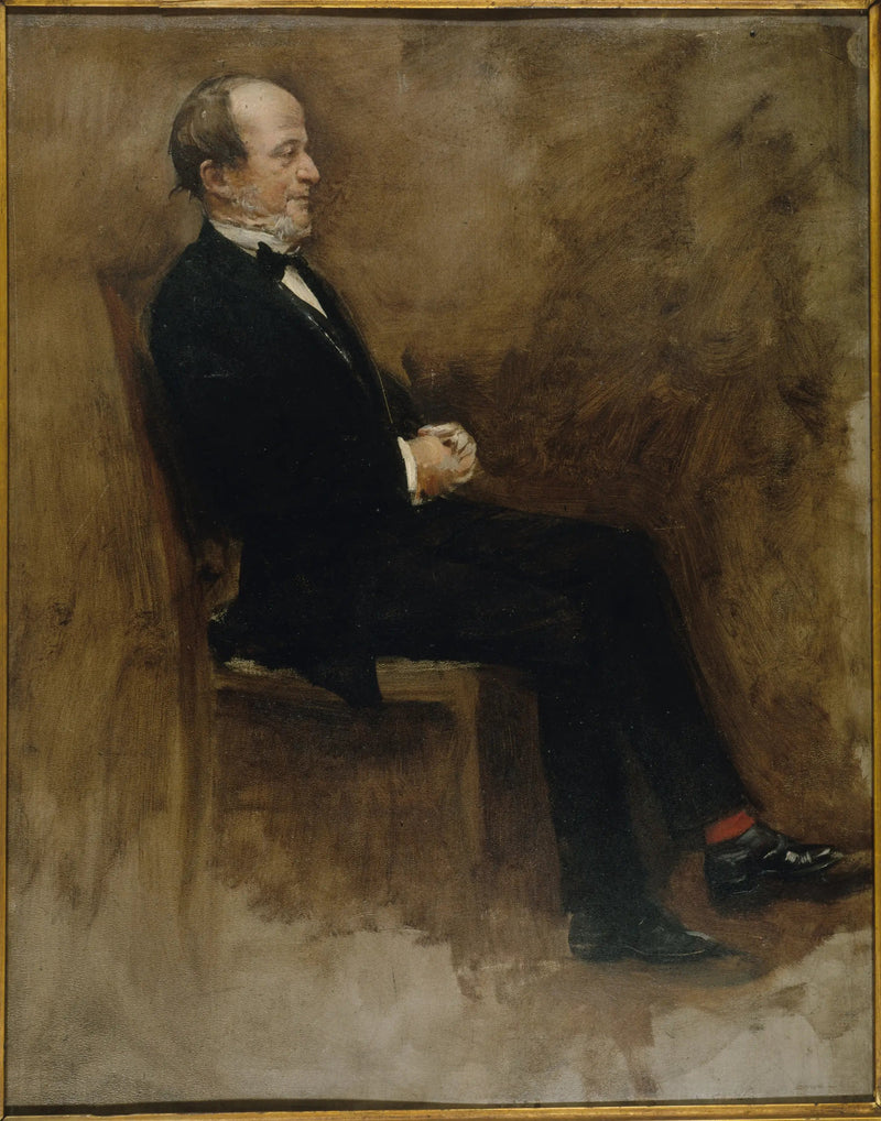 Retrato de John Lemoine (1815-1892), publicitário, editor-chefe do 