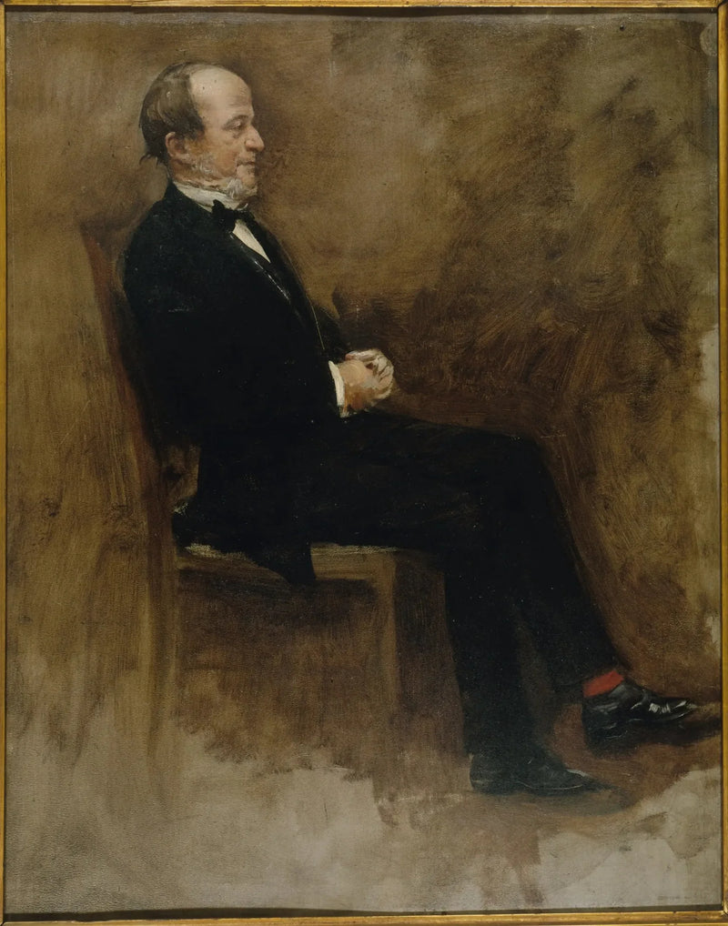 Retrato de John Lemoine (1815-1892), publicitário, editor-chefe do 