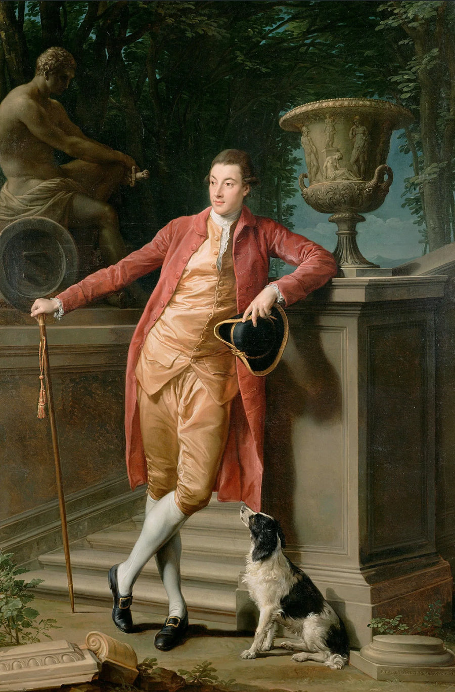 Retrato de John Talbot, futuro 1º conde Talbot - Pompeo Batoni