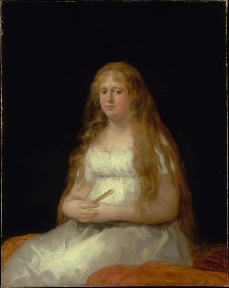 Retrato de Josefa de Castilla Portugal e van Asbrock de Garcini - Francisco de Goya