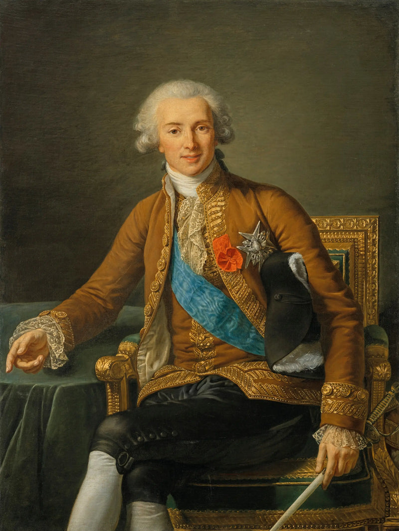 Retrato de Joseph Hyacinthe François-de-Paule de Rigaud, conde de Vaudreuil - Élisabeth Vigée Le Brun