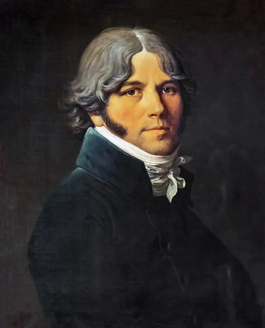 Retrato de Joseph Ingres, pai do artista - Jean-Auguste-Dominique Ingres
