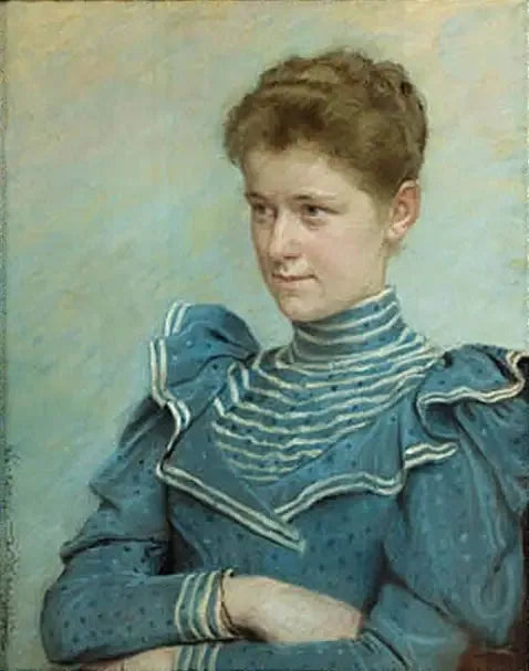 Retrato de Julie Reinhard, nascida Vett. - Peder Severin Krøyer