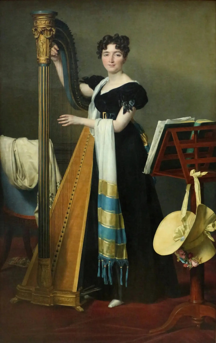 Retrato de Juliette de Villeneuve - Jacques-Louis David