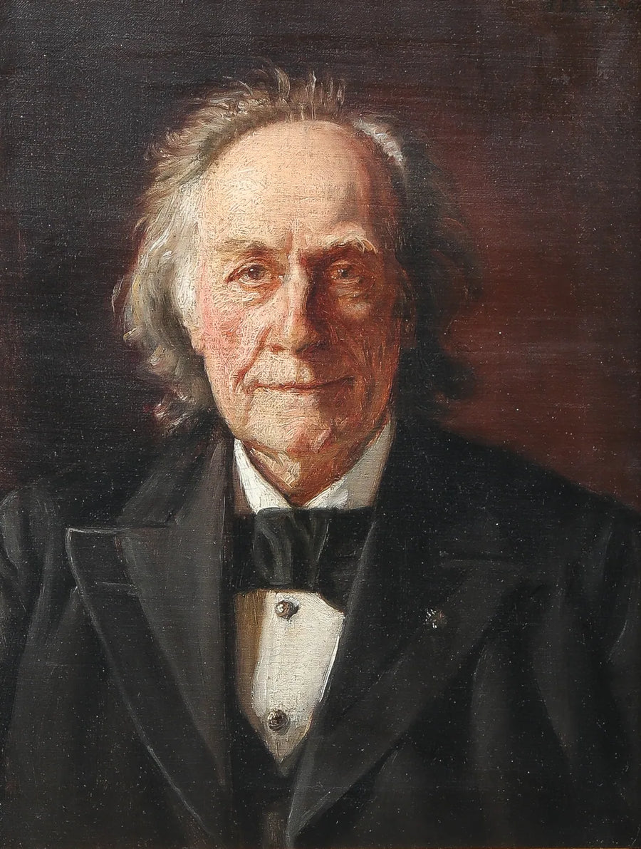 Portrait de Julius Døcker. - Michael Peter Ancher
