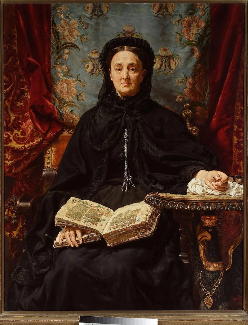 Retrato de Katarzyna Potocka née Branicka (1825-1907), esposa de Adam - Jan Matejko