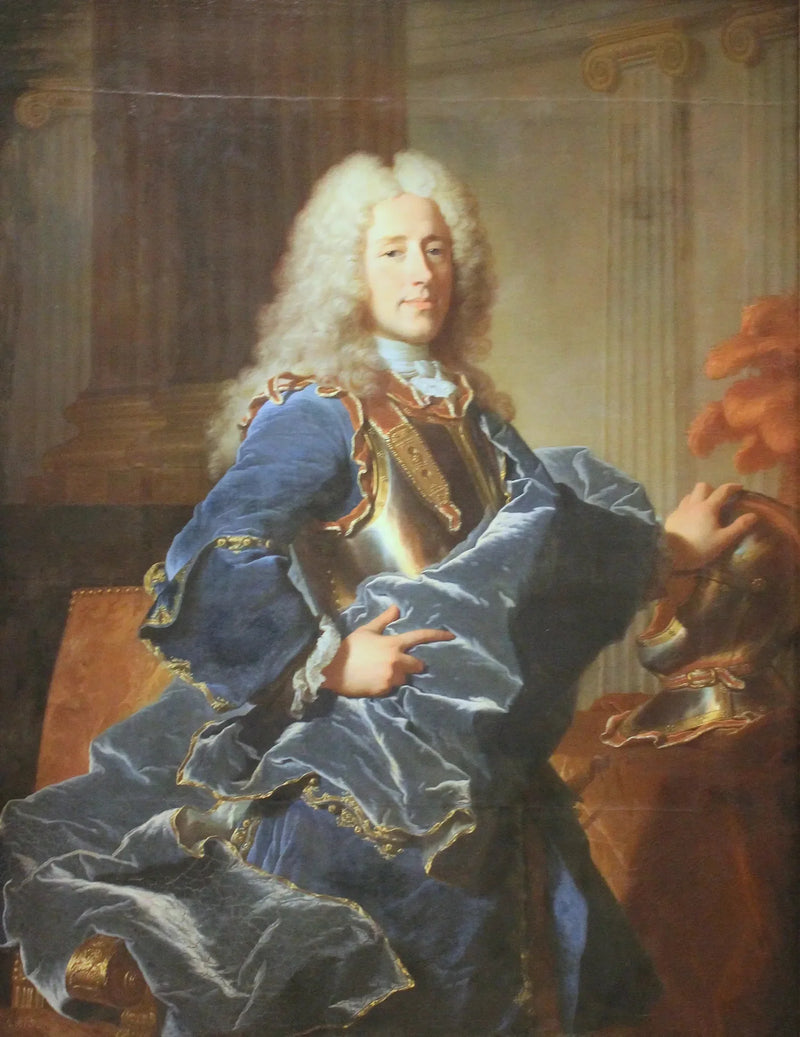 Retrato de Konrad Detlef, conde von Dehn - Hyacinthe Rigaud