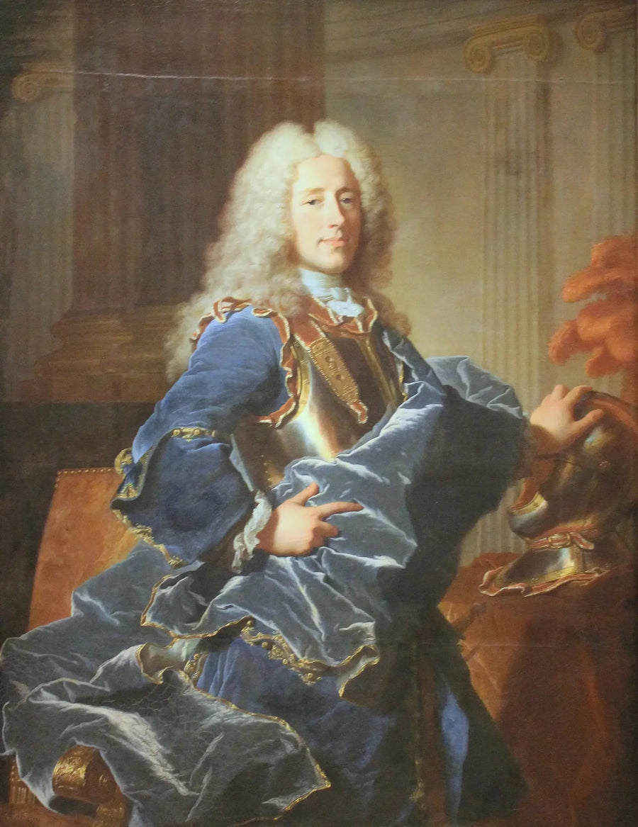 Retrato de Konrad Detlef, conde von Dehn - Hyacinthe Rigaud