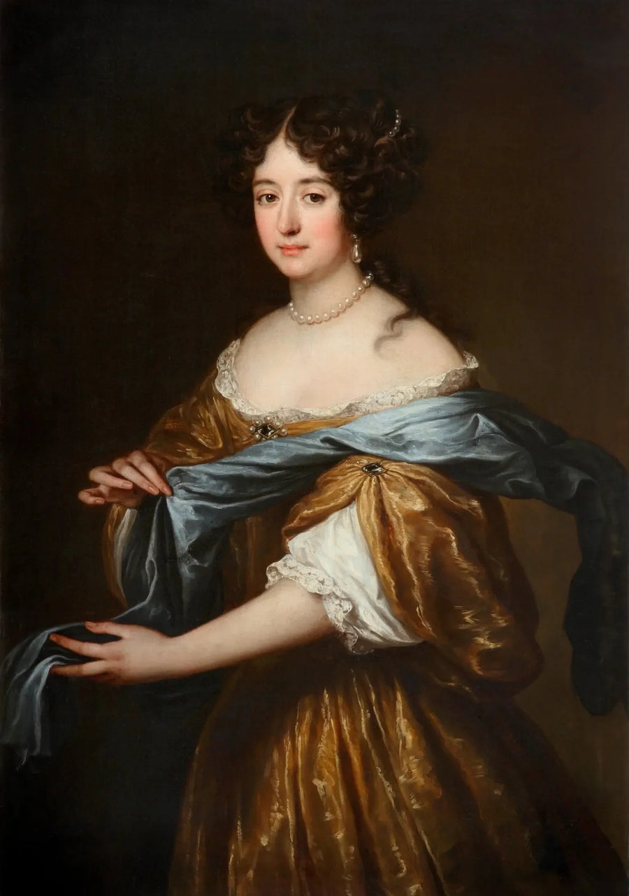 Retrato de Konstancja Krystyna Wielopolska née Komorowska - Pierre Mignard