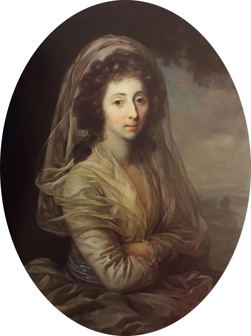 Retrato de Konstancja Rzewuska née Lubomirska. - Anton Graff