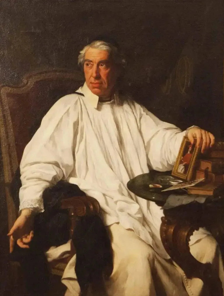 Retrato do Abade Giovanni Felice Ramelli - Pierre Subleyras