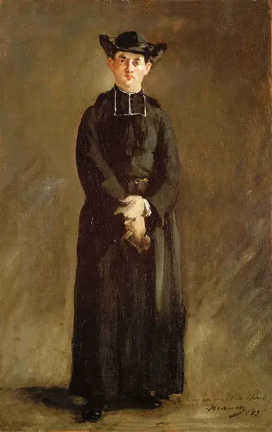 Retrato do abade Hurel - Édouard Manet