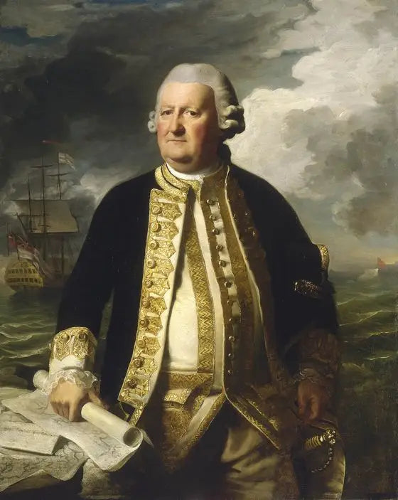 Retrato do almirante Clark Gayton (1712-1785) - John Singleton Copley