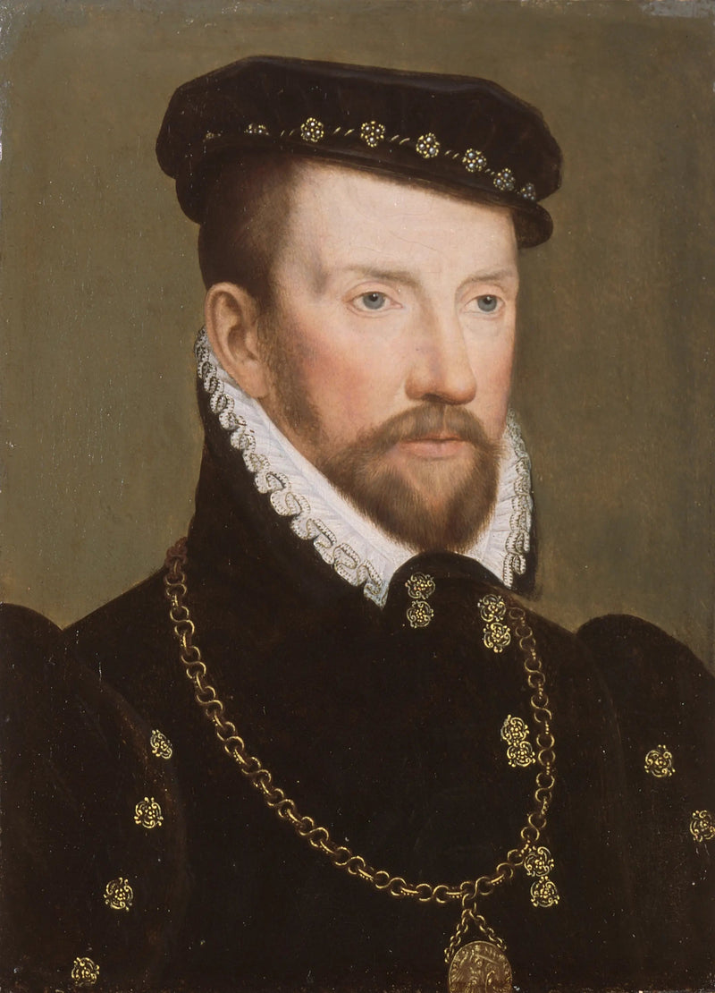 Retrato do Almirante Gaspard II de Coligny - François Clouet