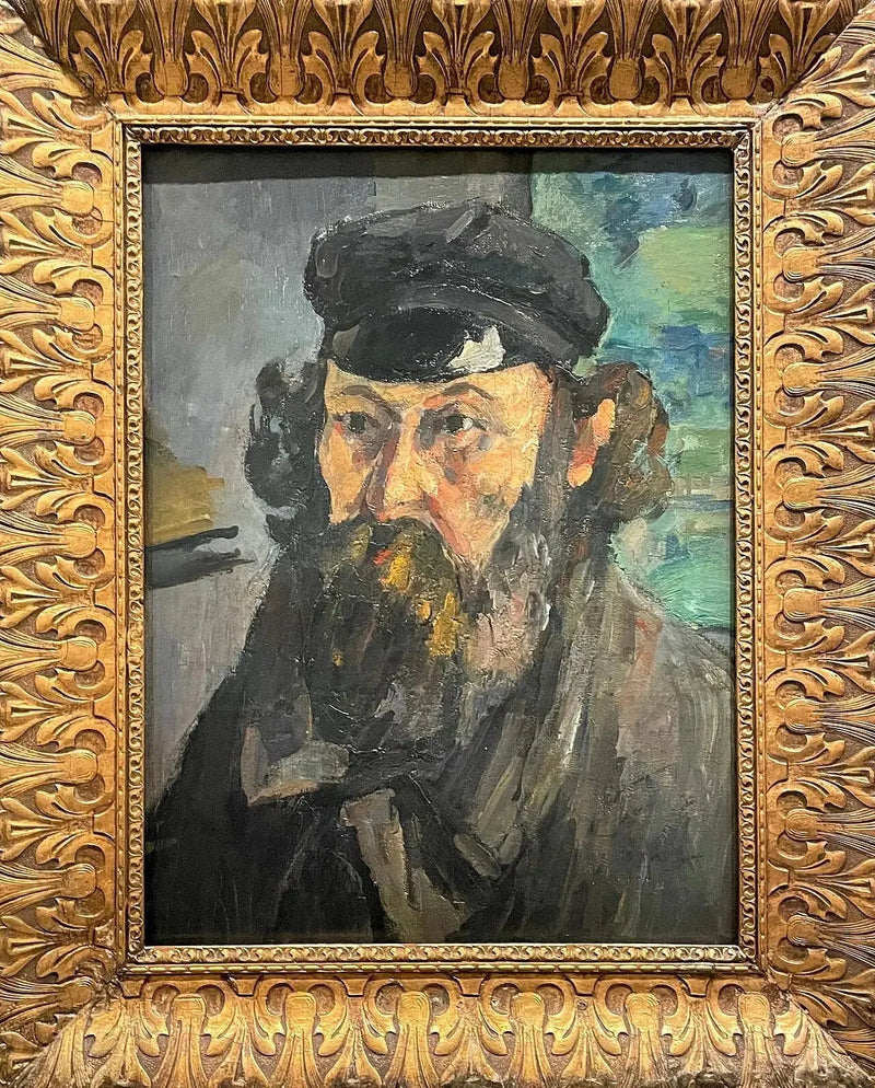 Retrato do artista com boné - Paul Cézanne