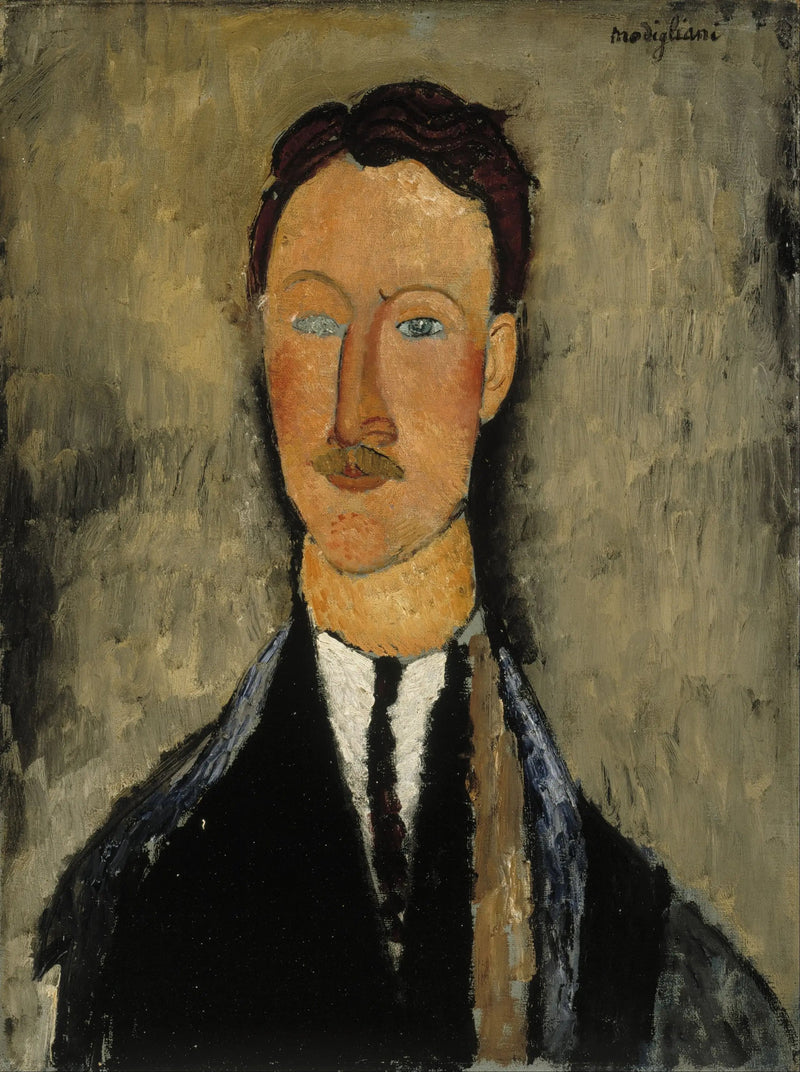 Retrato do artista Léopold Survage - Amedeo Modigliani