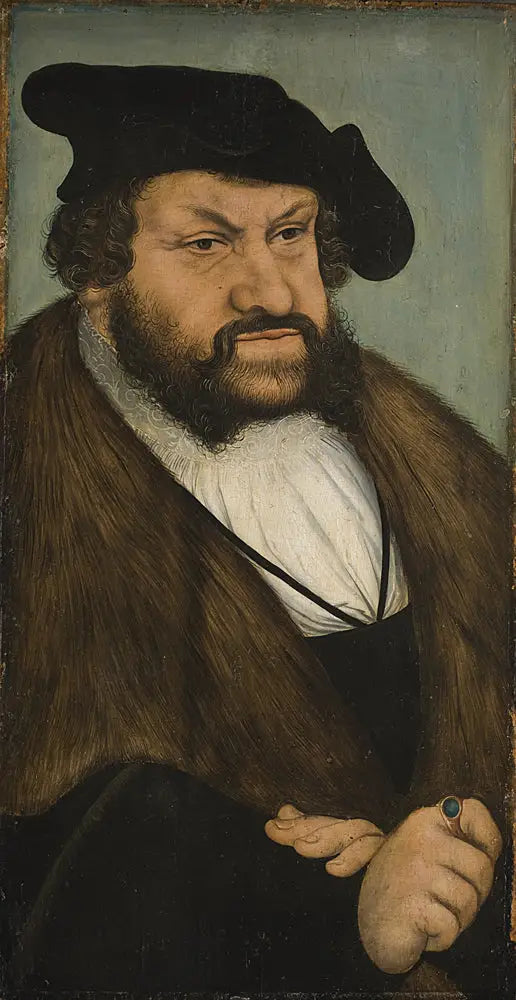 Retrato do eleitor Jean le Constant de Saxe (1468-1532) - Lucas Cranach o Velho