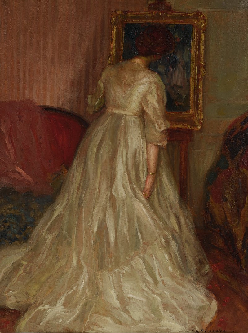 Retrato da esposa do artista, Sarah Frieseke - Frederick Carl Frieseke