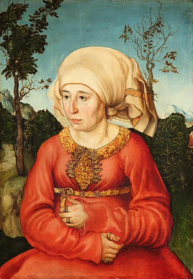 Retrato da esposa de um jurista - Lucas Cranach, o Velho
