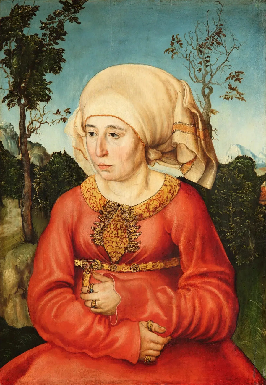 Retrato da esposa de um jurista - Lucas Cranach, o Velho