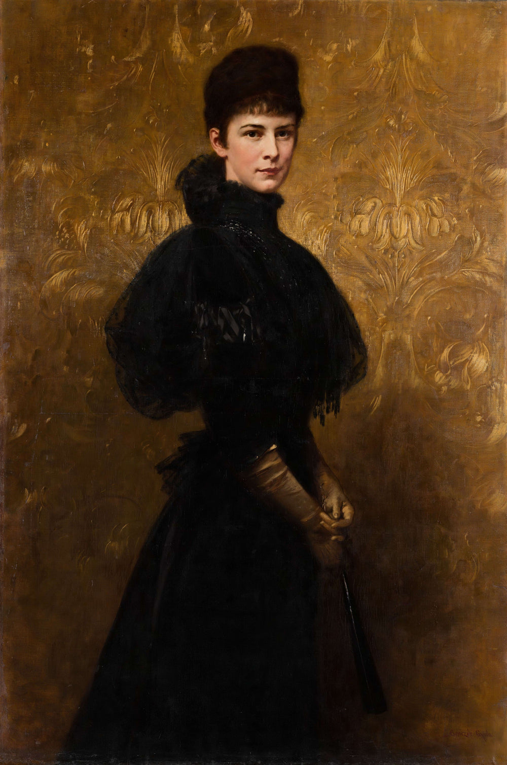 Portrait de l'impératrice Élisabeth - Gyula Benczúr image 1 tableau peint à l’huile sur toile