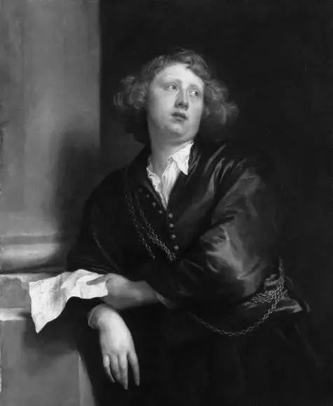Portrait de l'organiste Hendrik Liberti - Antoine van Dyck image 1 reproduction artisanale de tableau