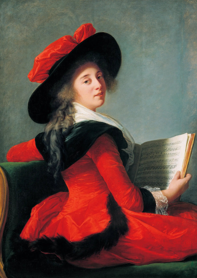 Retrato da Baronesa de Crussol - Élisabeth Vigée Le Brun