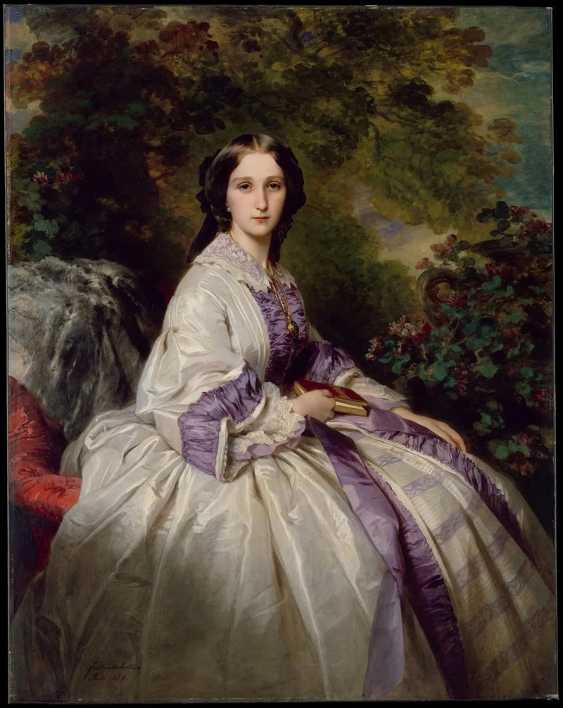 Retrato da condessa Alexandre Nikolaïevitch Lamsdorff - Franz Xaver Winterhalter