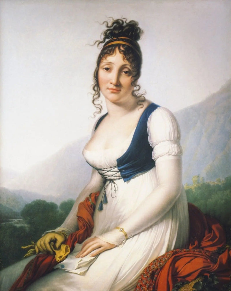 Retrato da condessa de Bonneval - Anne-Louis Girodet