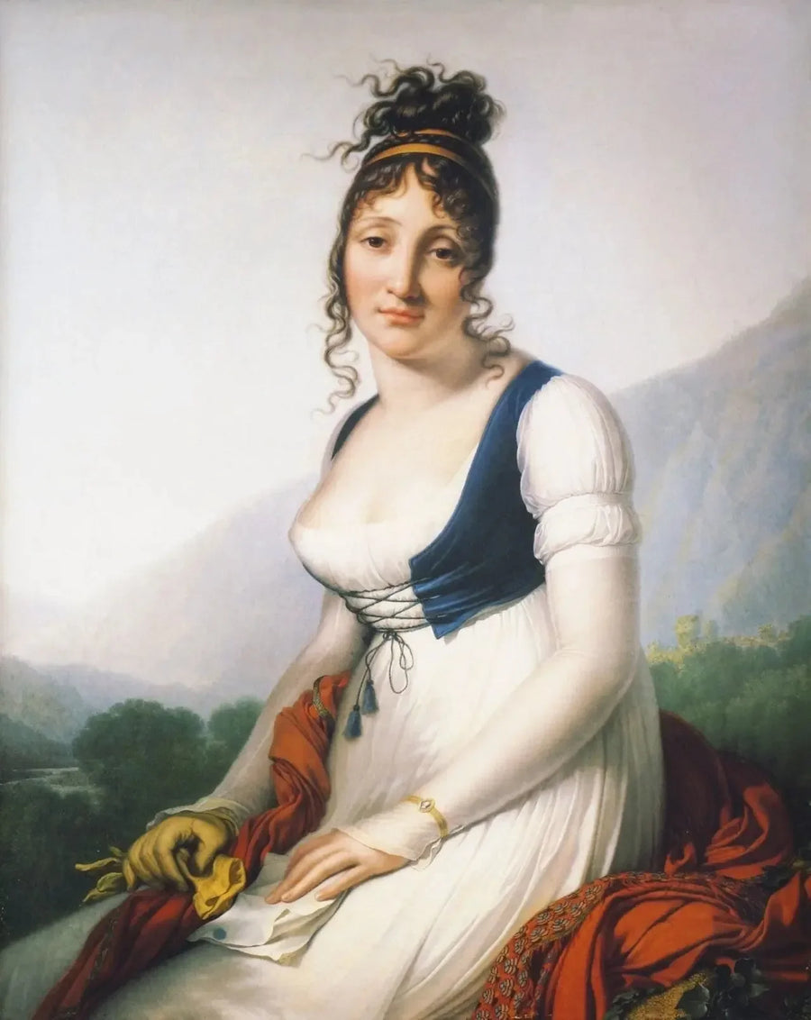 Retrato da condessa de Bonneval - Anne-Louis Girodet