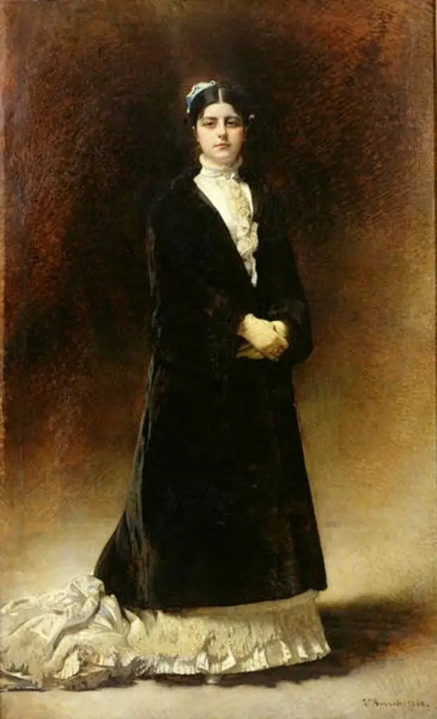 Retrato da condessa Emanuella Pignatelli Potocka - Léon Bonnat
