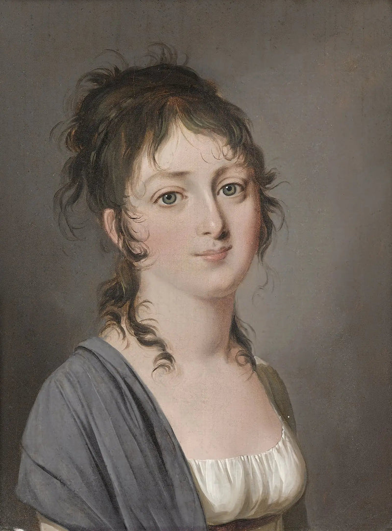 Retrato da Condessa François de Sainte-Aldegonde - Louis-Léopold Boilly