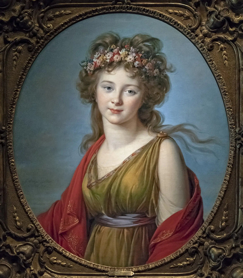 Retrato da condessa Kagenek em Flore - Élisabeth Vigée Le Brun