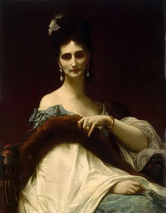 Retrato da condessa de Koller (nascida Maria Riznich) - Alexandre Cabanel