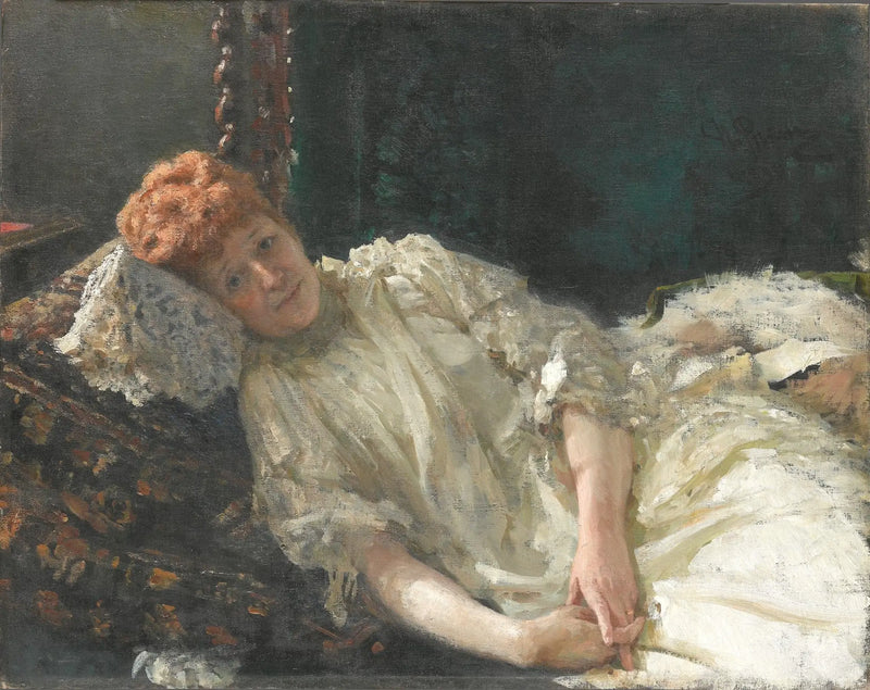 Retrato da condessa Louise de Mercy-Argenteau - Ilya Repin