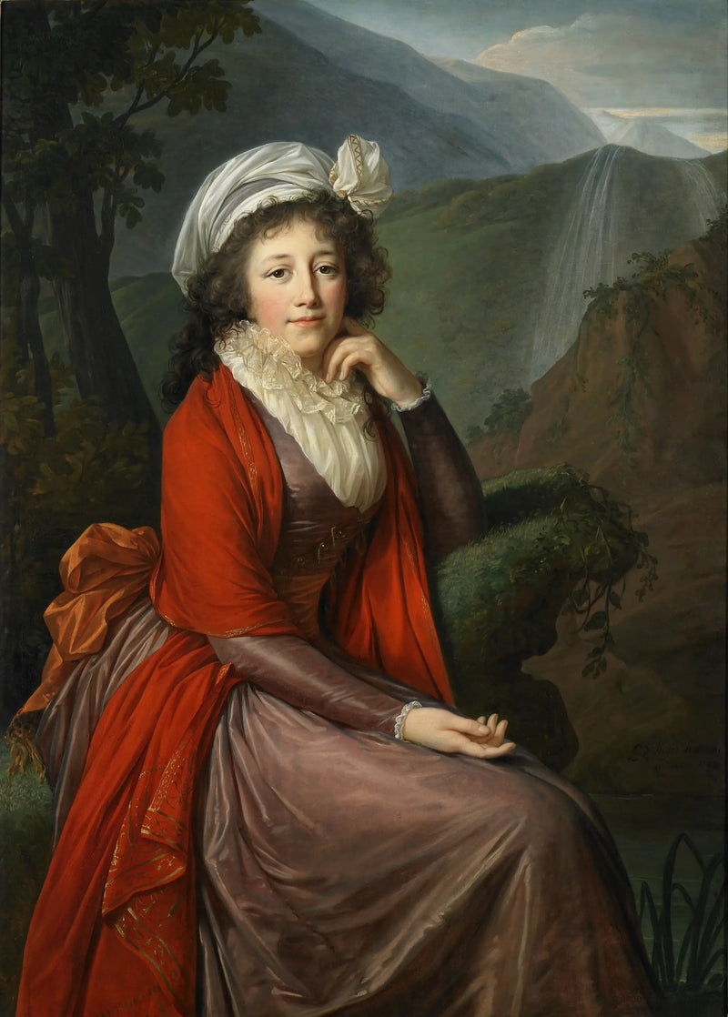 Retrato da condessa Maria Theresia Bucquoi, nascida Parr (1746-1818) - Élisabeth Vigée Le Brun