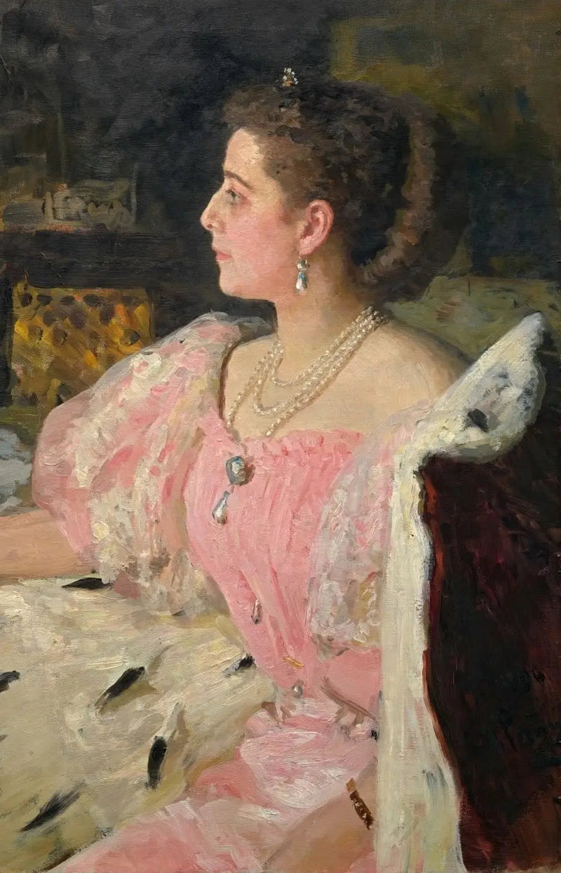 Retrato da condessa Natalia Petrowna Golovina - Ilya Repin