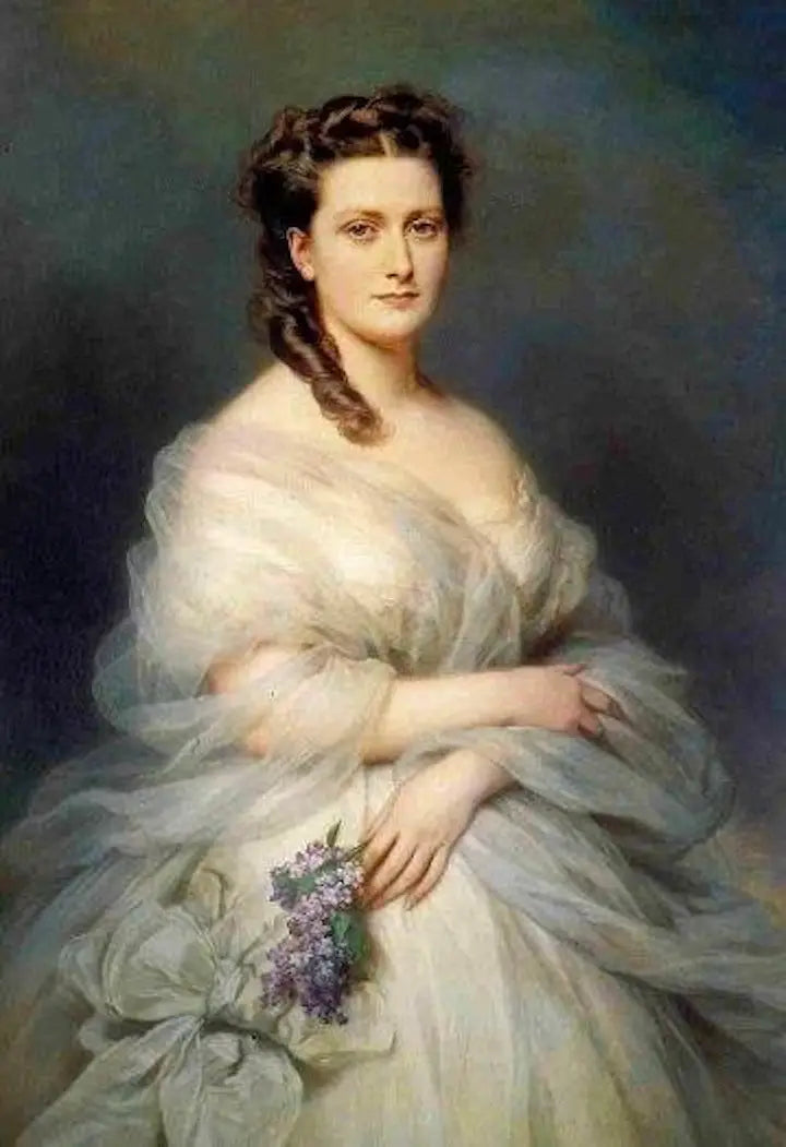 Retrato da duquesa Anne Murat de Mouchy - Franz Xaver Winterhalter